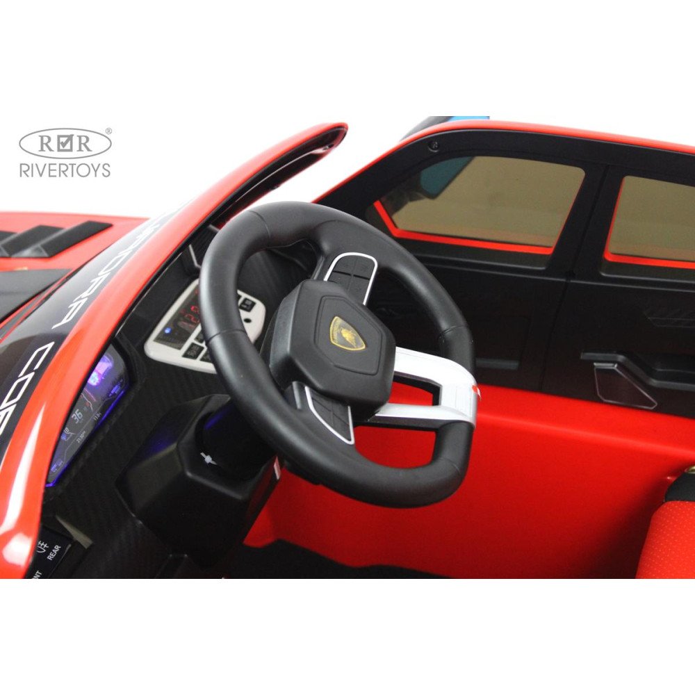 Детскиая машина Lamborghini Urus (E777EE) красная с пультом