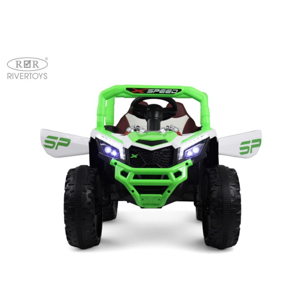 Детский электромобиль М303БХ зеленый (RiverToys)