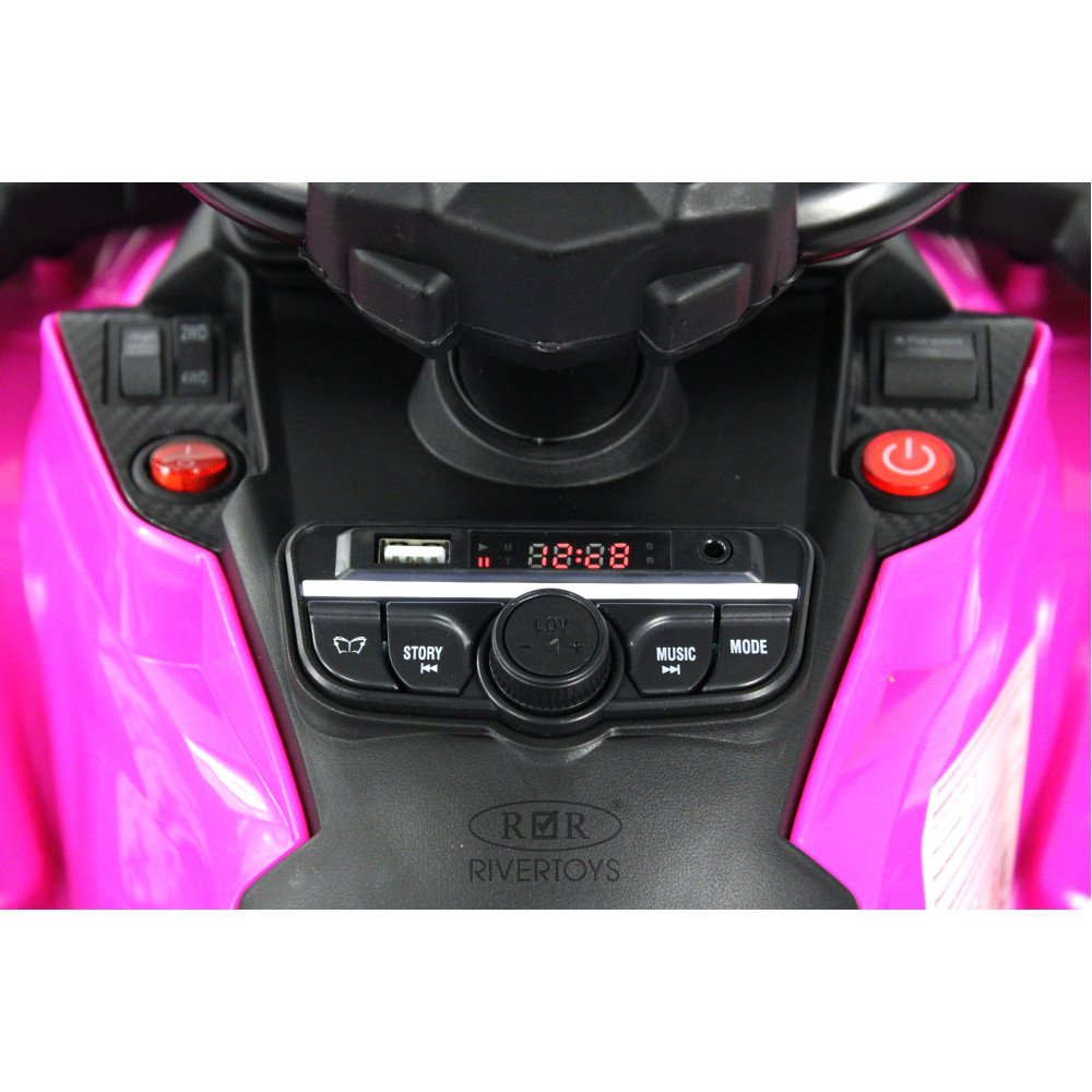 Двухместный квадроцикл BRP Can-Am Outlander (Y888YY) розовый