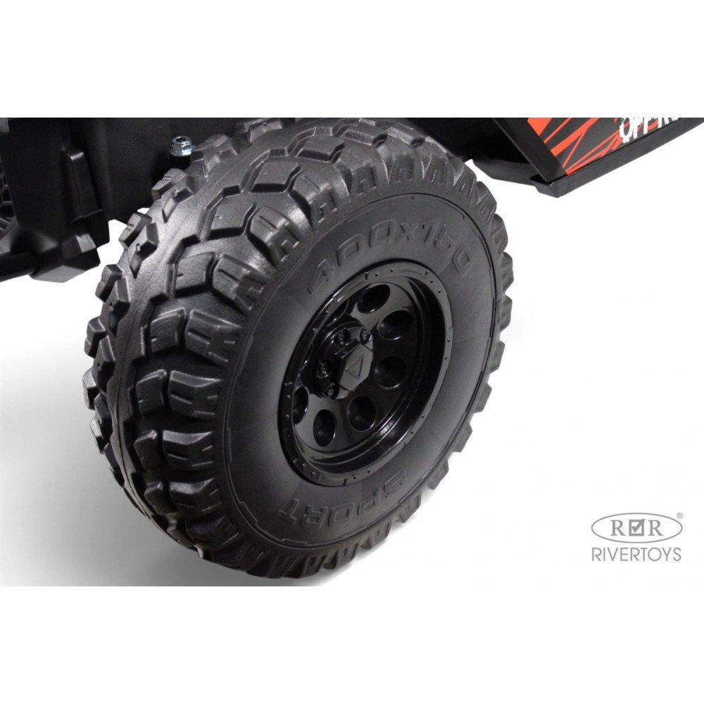 Детский багги А707АА (Рестайлинг) LUX NEW 4WD красный спайдер