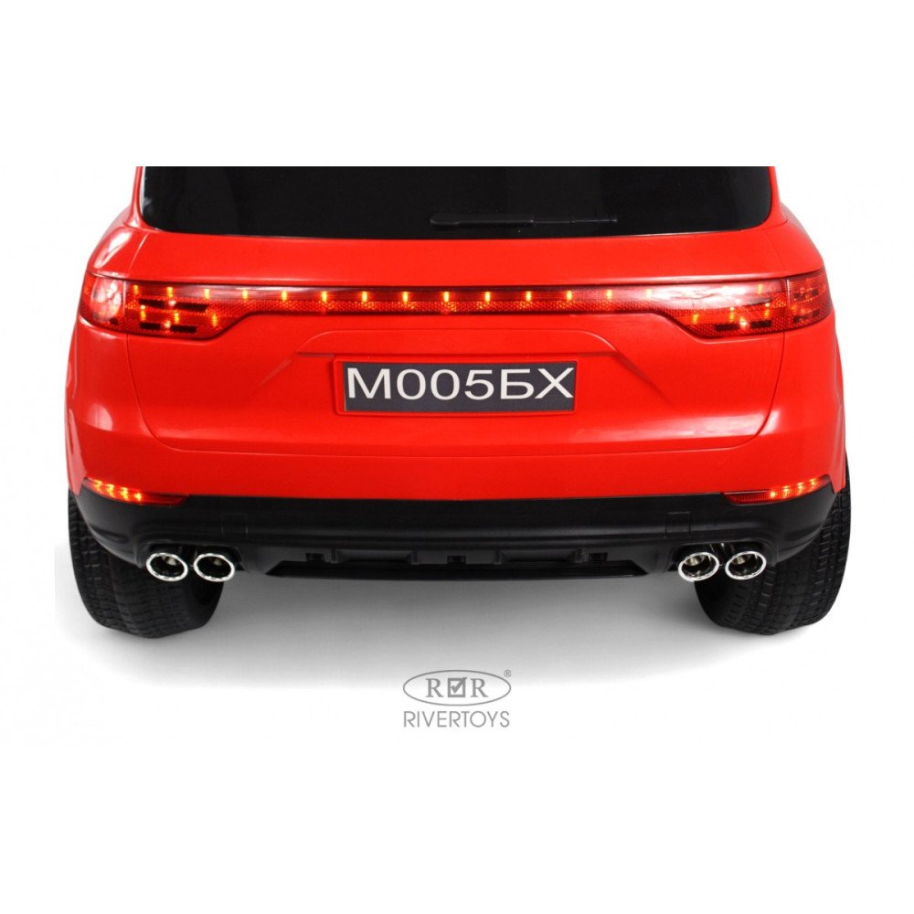 Электромобиль джип Porsche Cayenne М005БХ красный, 12 км/ч