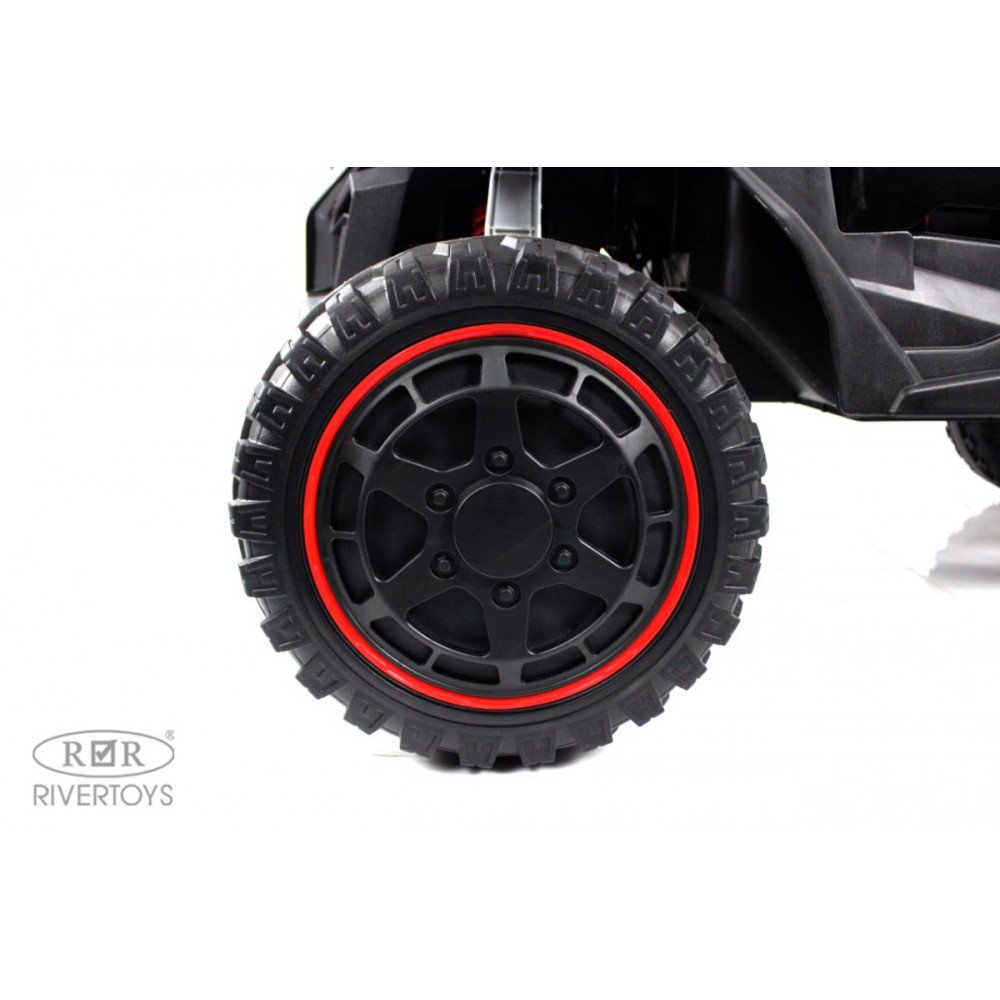 Детский электромобиль Z707ZZ черно-красный