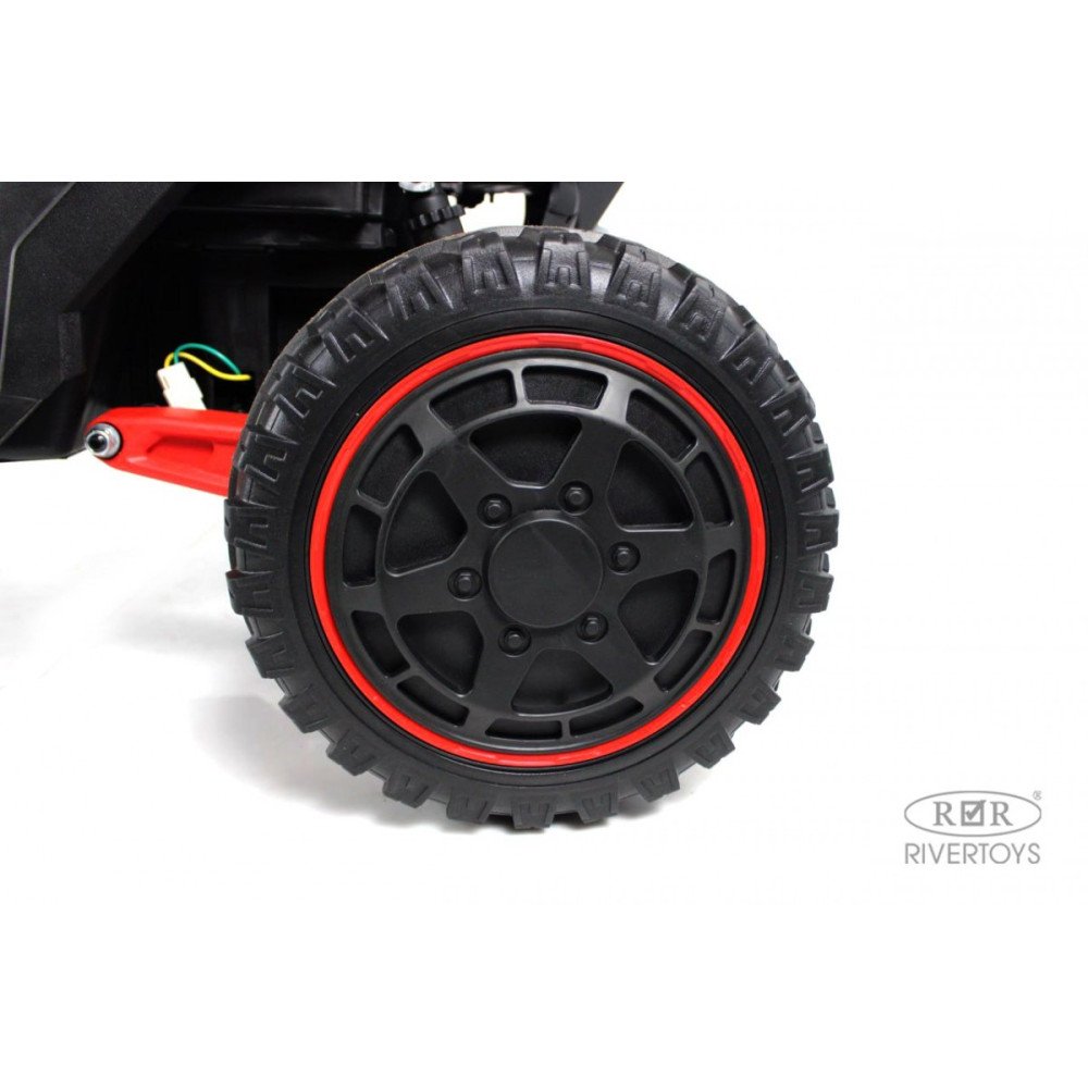 Детский электромобиль Z707ZZ черно-красный