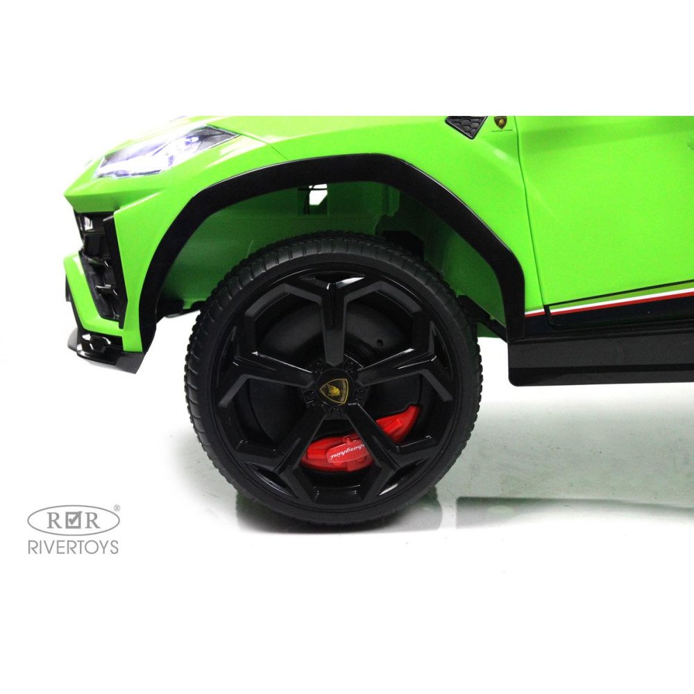 Детская машина Lamborghini Urus (E777EE) зеленый, поноприводная