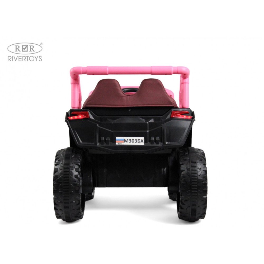 Детский электромобиль М303БХ розовый (RiverToys)