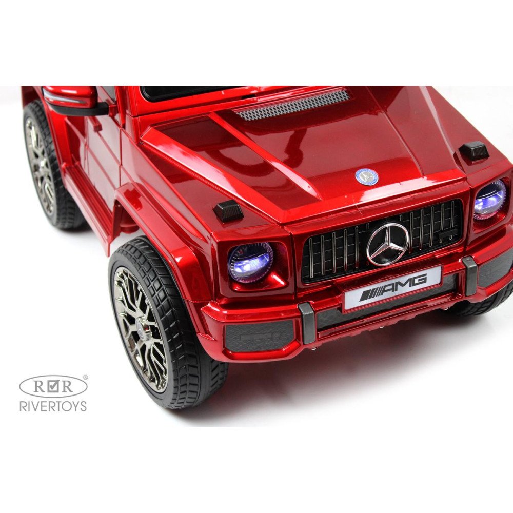 Электромобиль Mercedes-AMG G63 (G222GG) с пультом, красный глянец