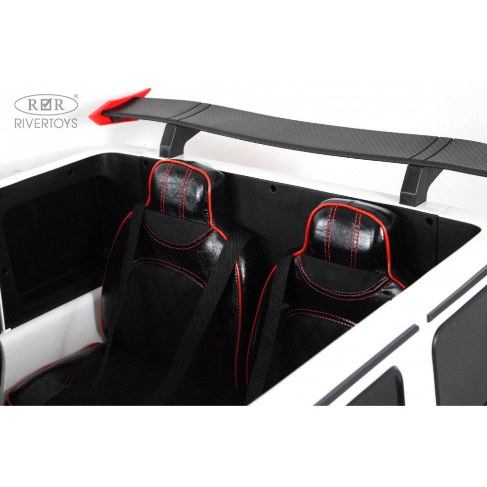 Детский автомобиль Mercedes-Benz Brabus Z888ZZ белый