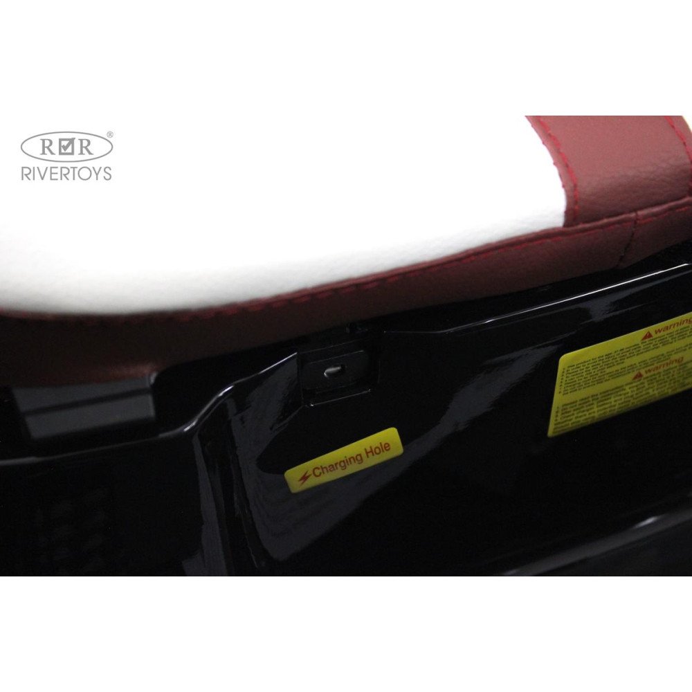 Электромобиль джип Toyota Prado М444БХ черный глянец