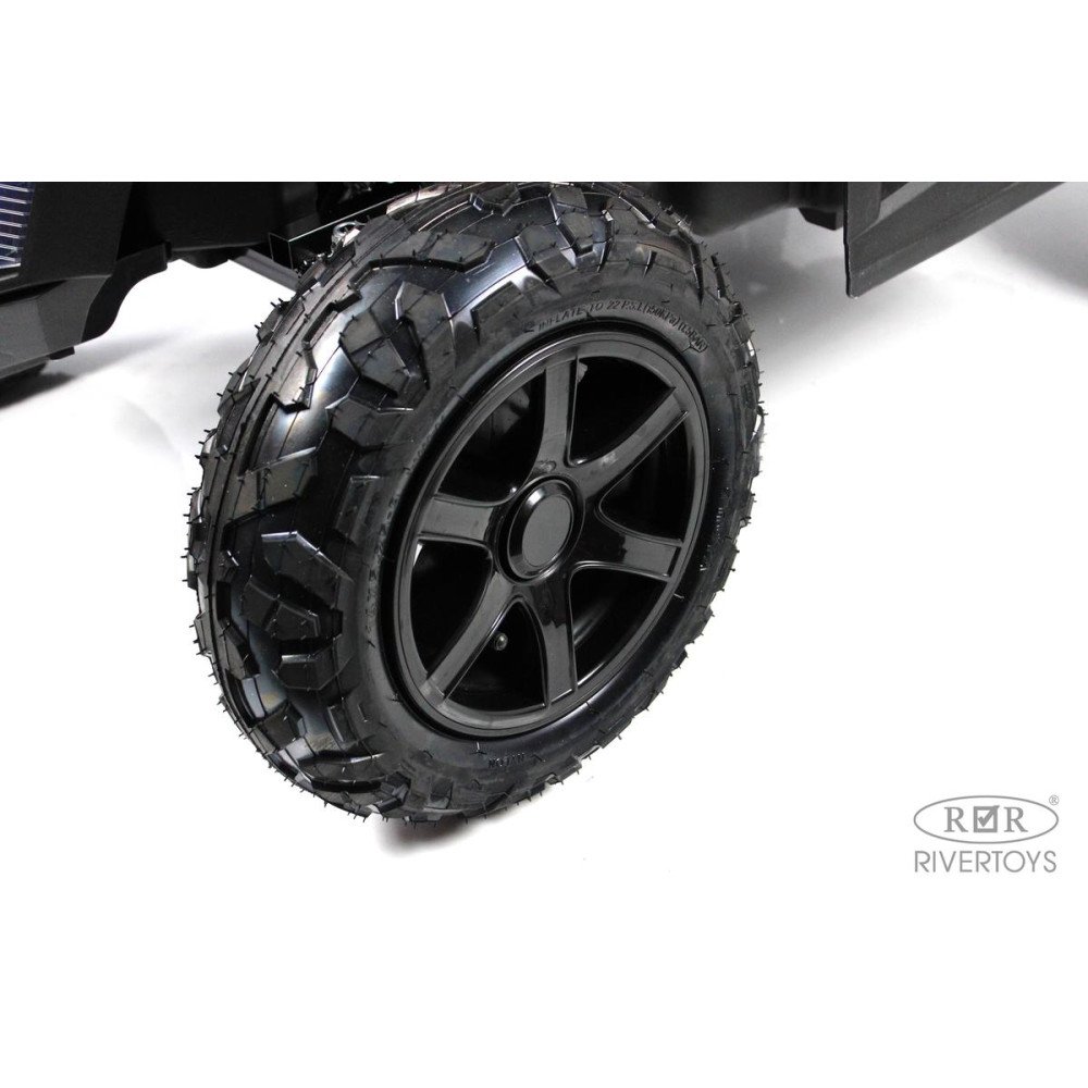 Мощный детский электромобиль Buggy M222MM черный Spider