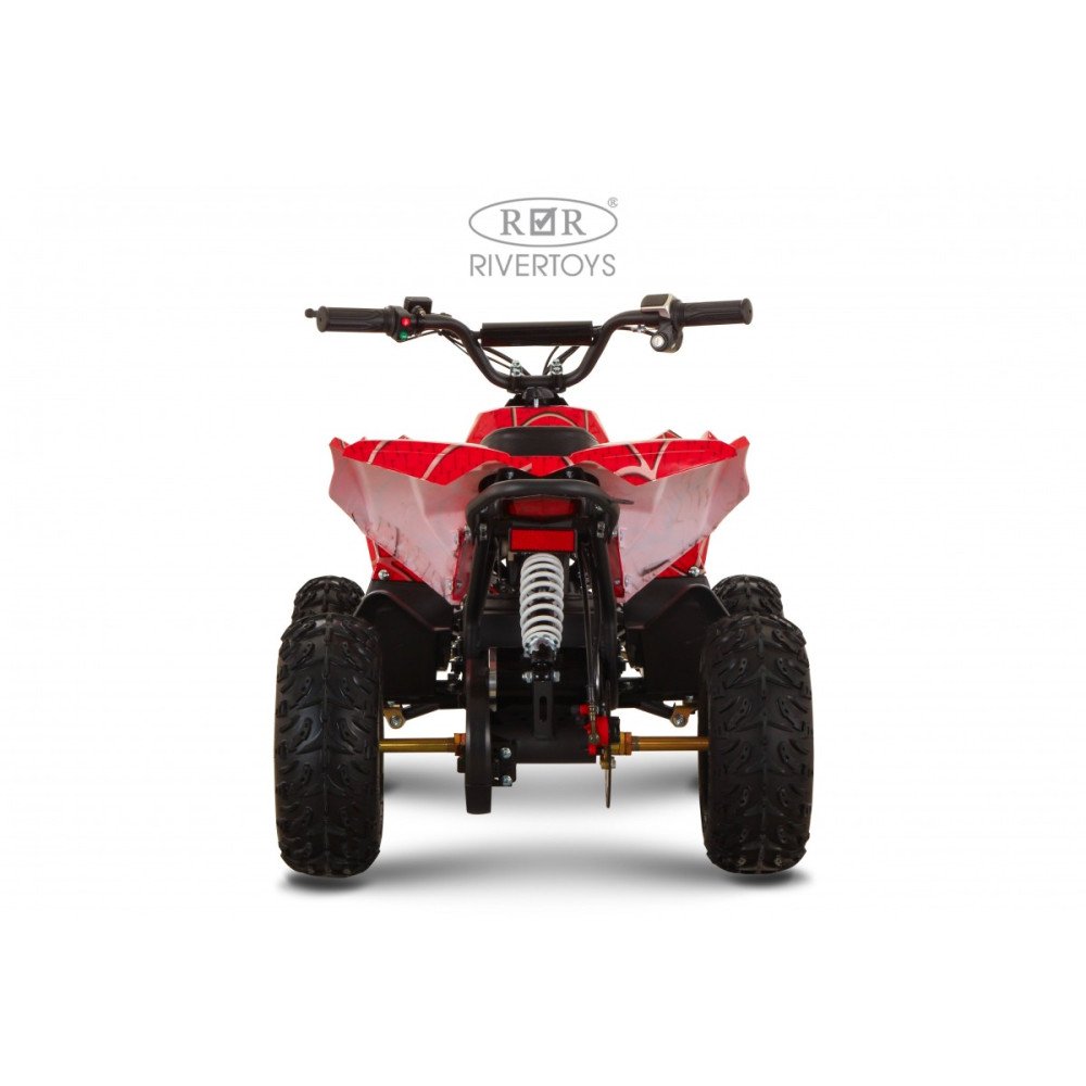 Мощный электроквадроцикл MARK красный Spider