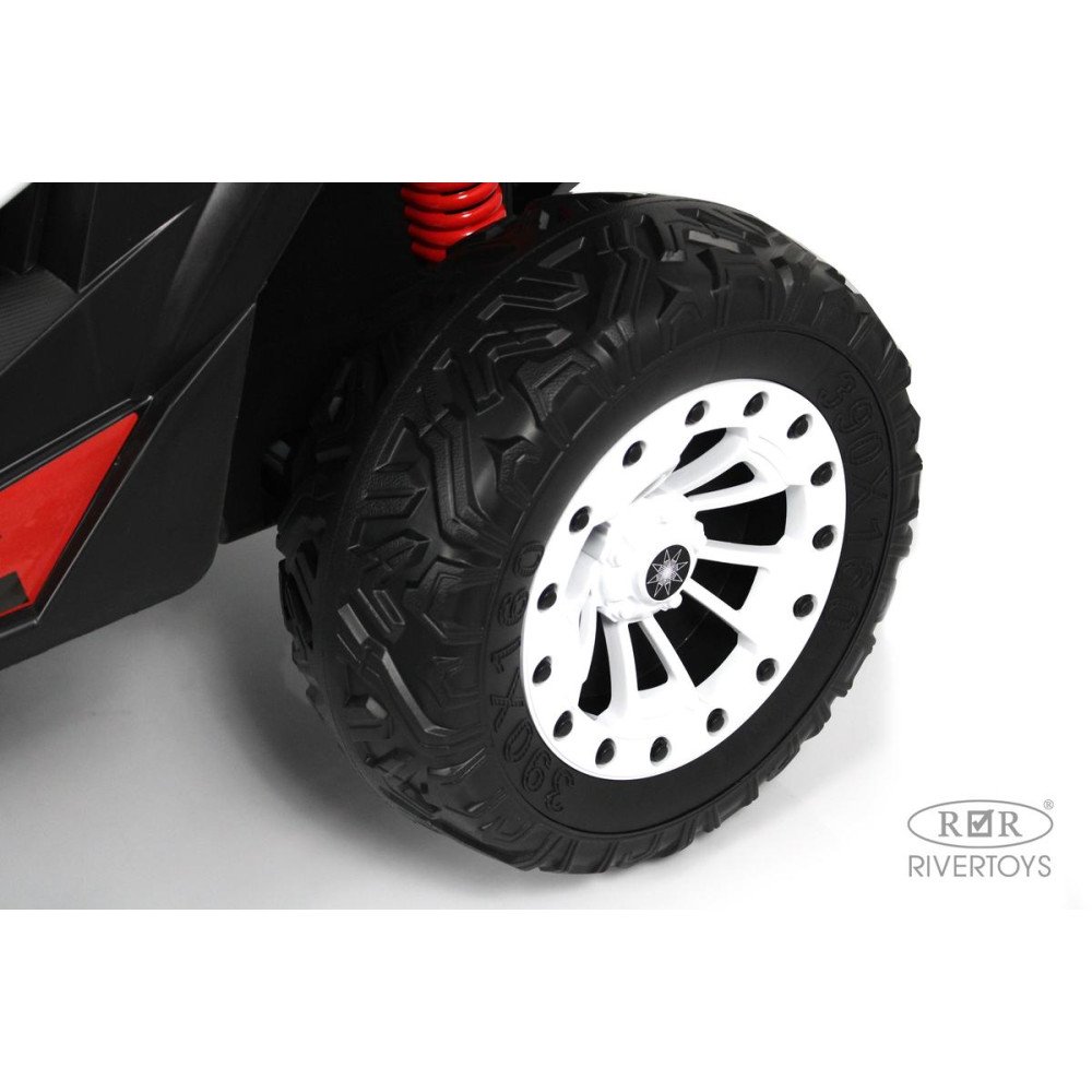 Полноприводный электромобиль джип Toyota М888БХ белый