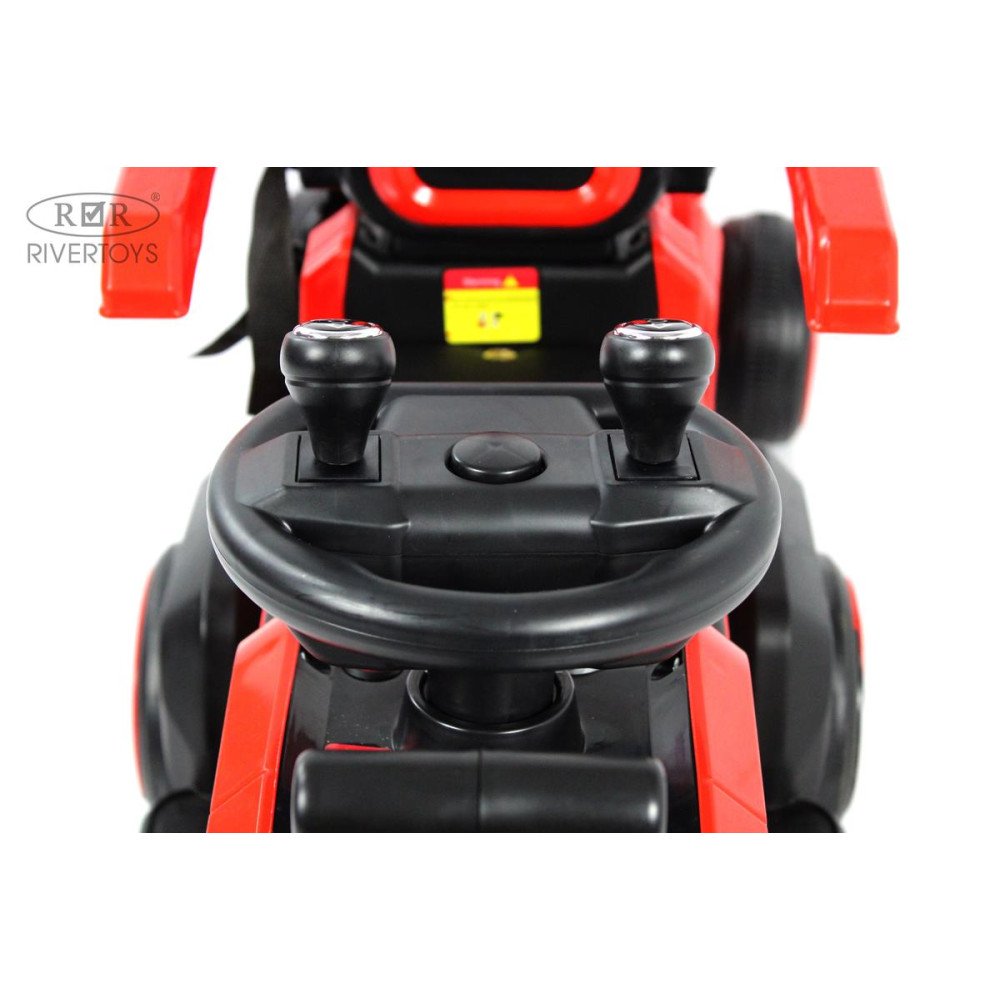 Детская машина экскаватор K009AM красный