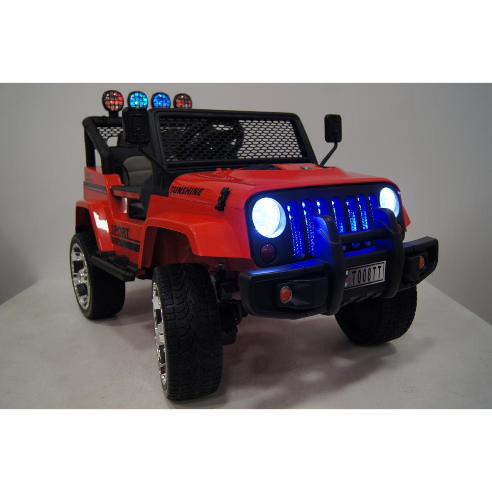 Детский электромобиль Jeep T008TT красный