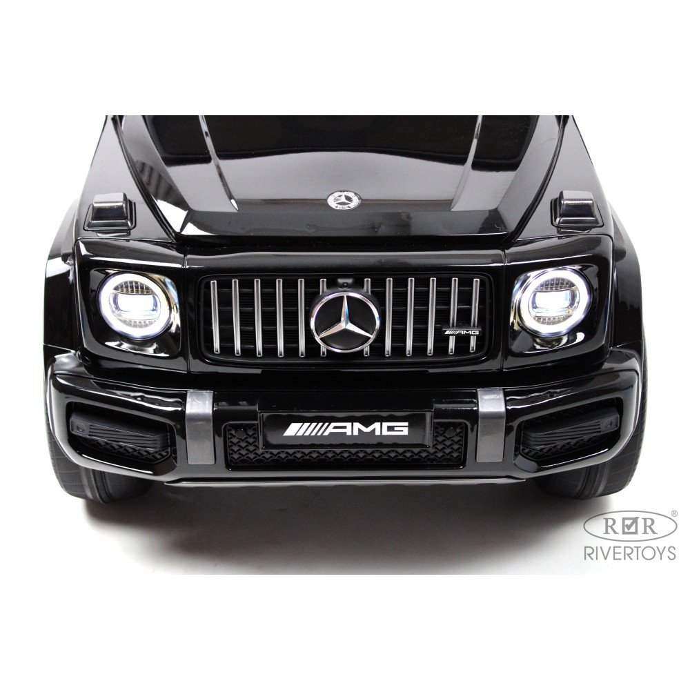 Электромобиль джип Mercedes-Benz G63 (K999KK) черный глянец