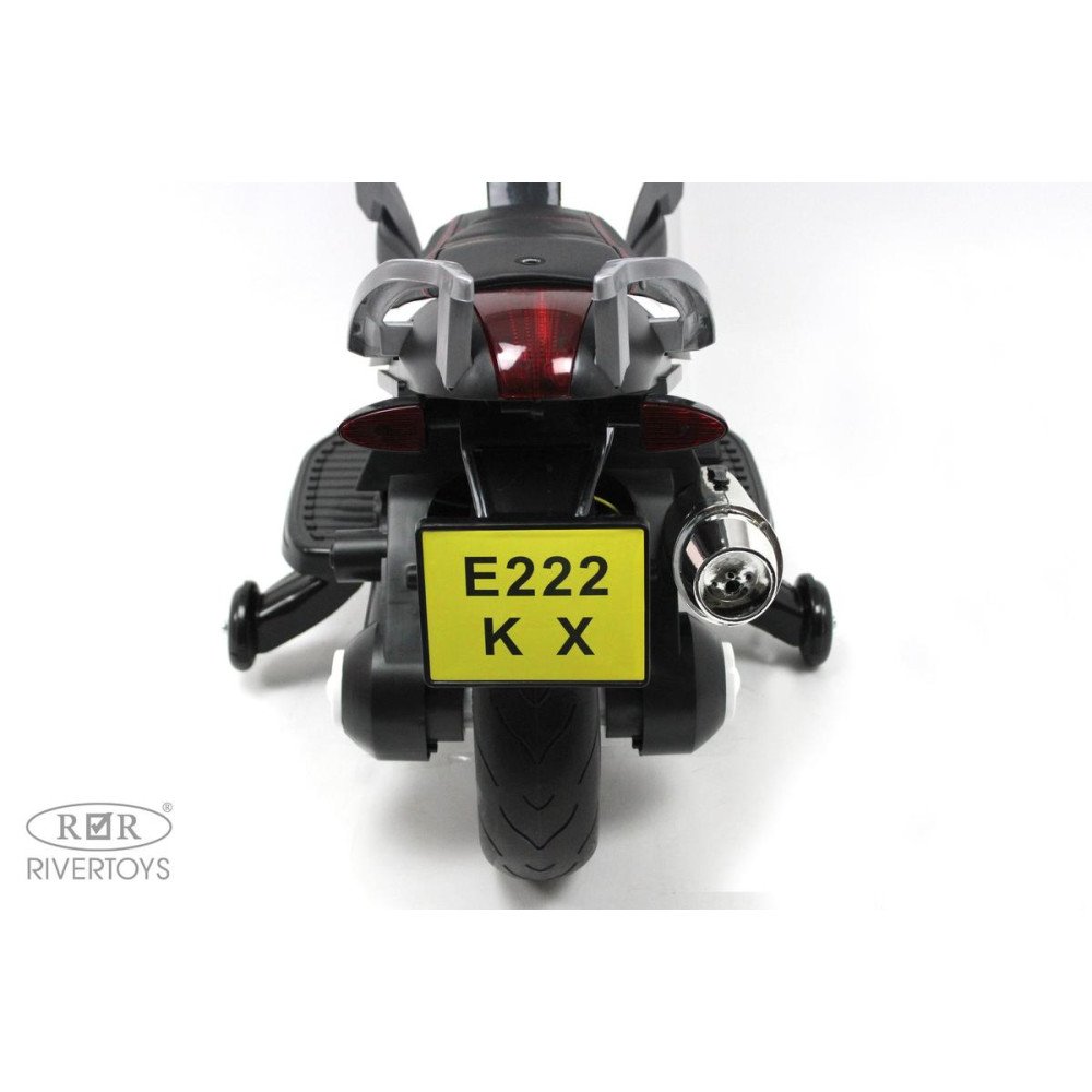 Детский электромотоцикл E222KX белый