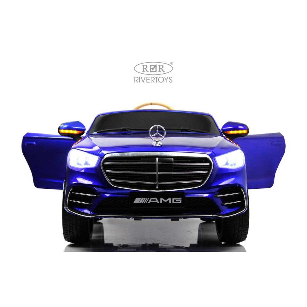Детская машина Mercedes-Benz М333БХ синий глянец, полный привод