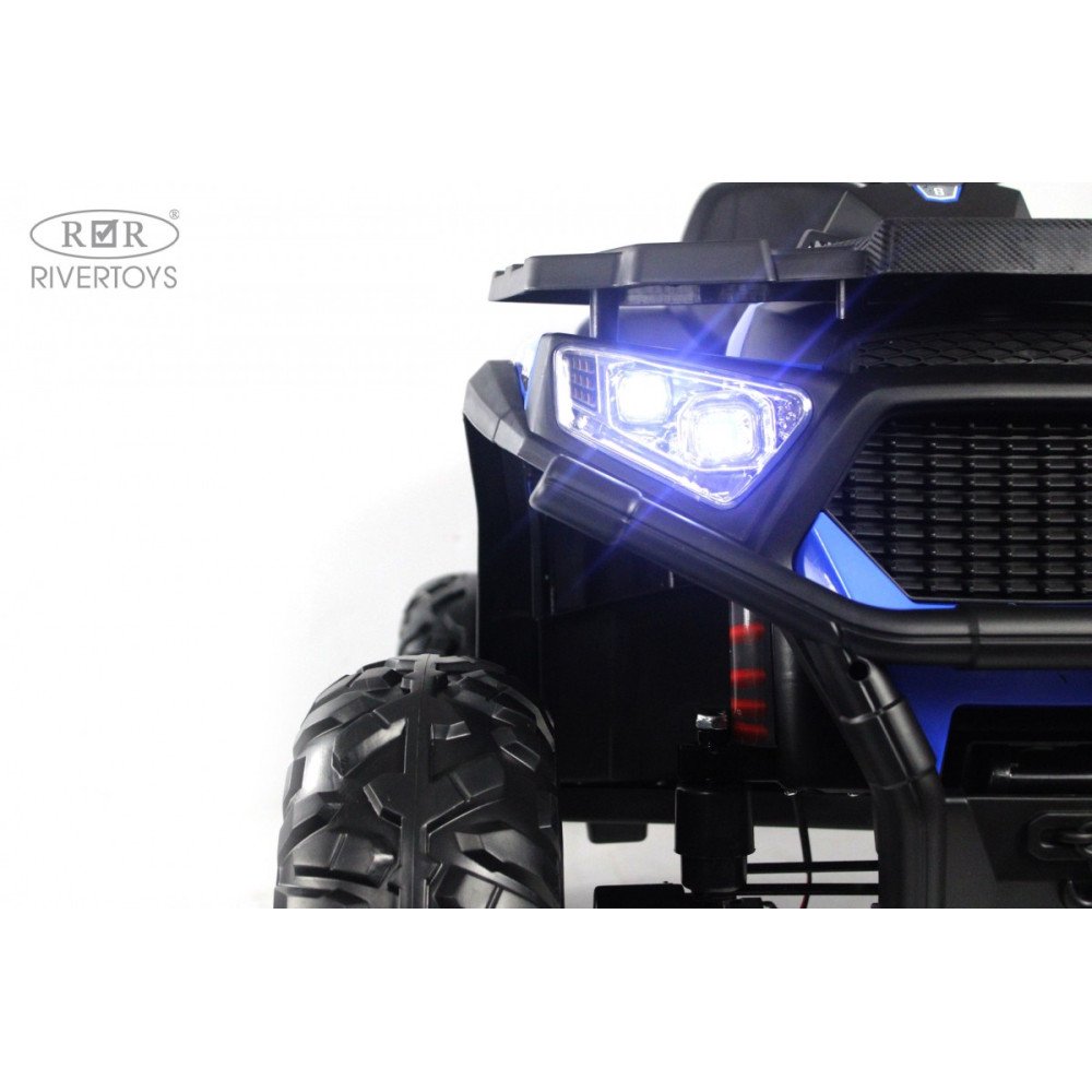 Детский квадроцикл K001AM синий, 4WD