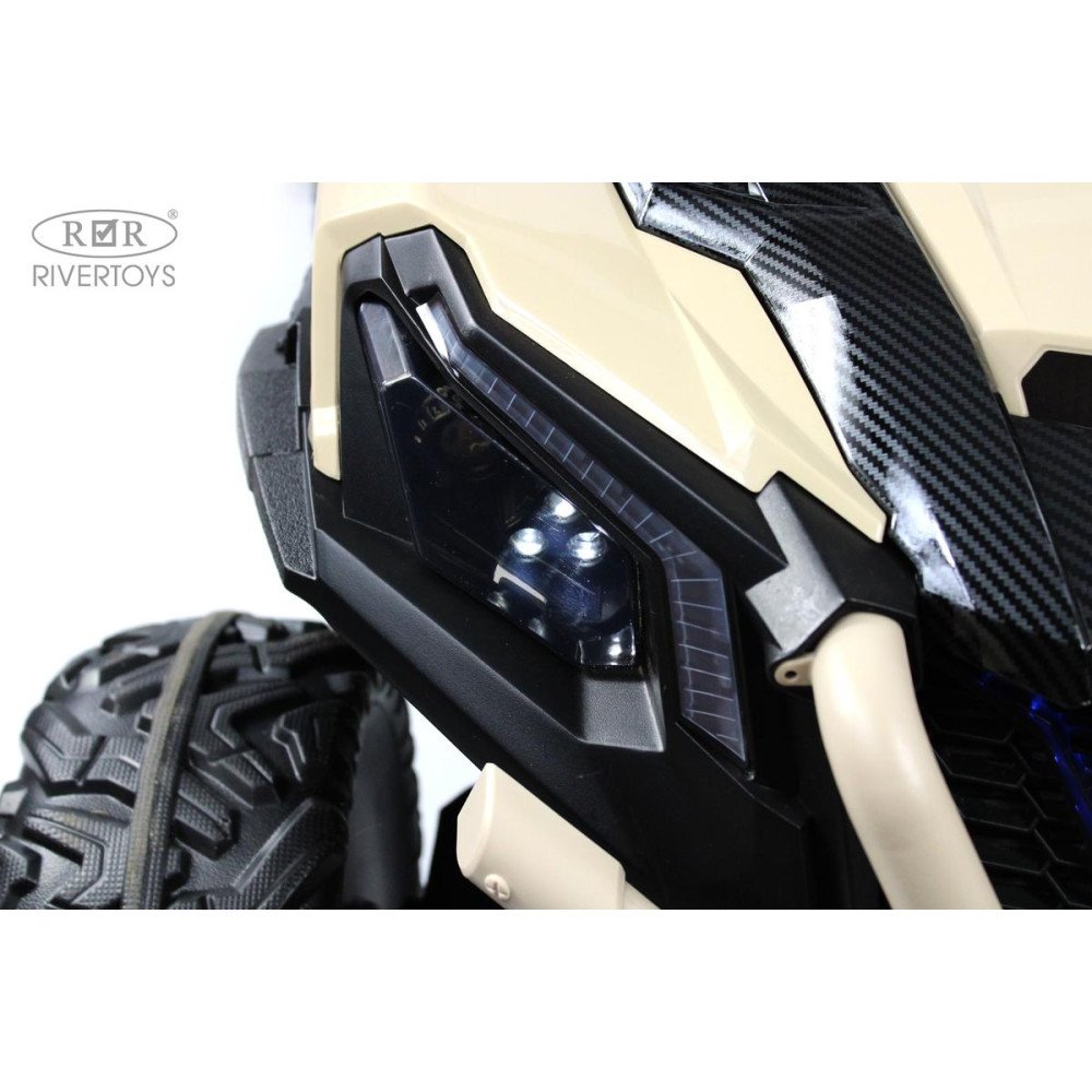 Детский электромобиль багги K777KK кремовый