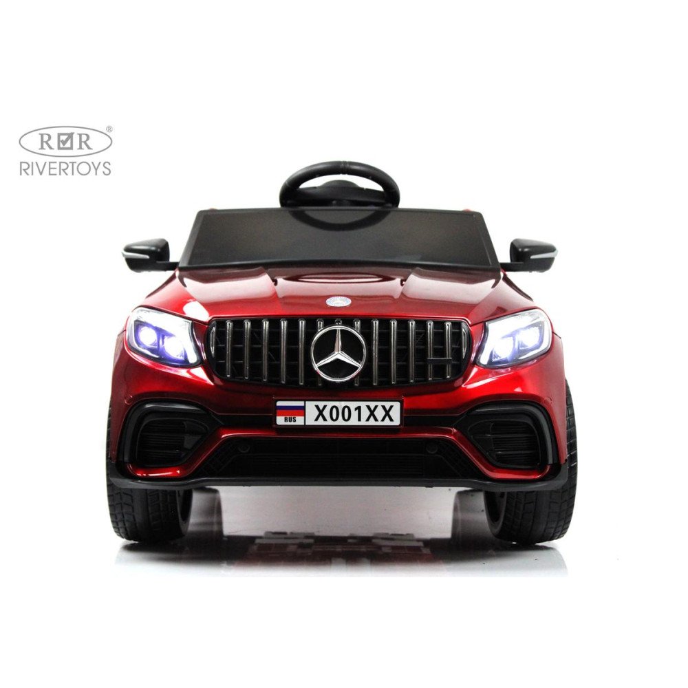 Детская машина Mercedes X001XX с пультом, красный глянец