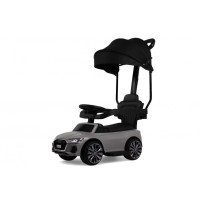 Детский толокар с родительской ручкой Z005ZZ-AP серый