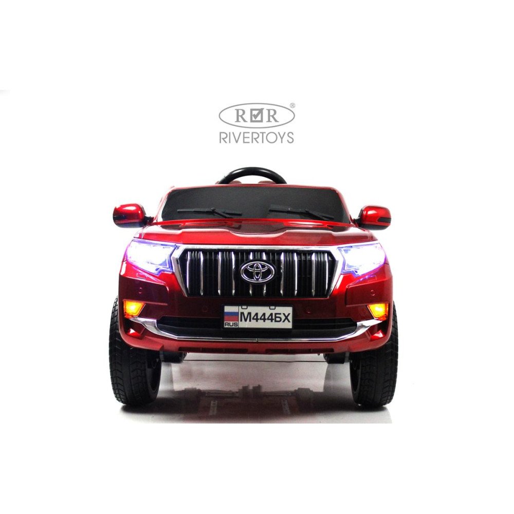 Детский джип Toyota Prado М444БХ красный глянец