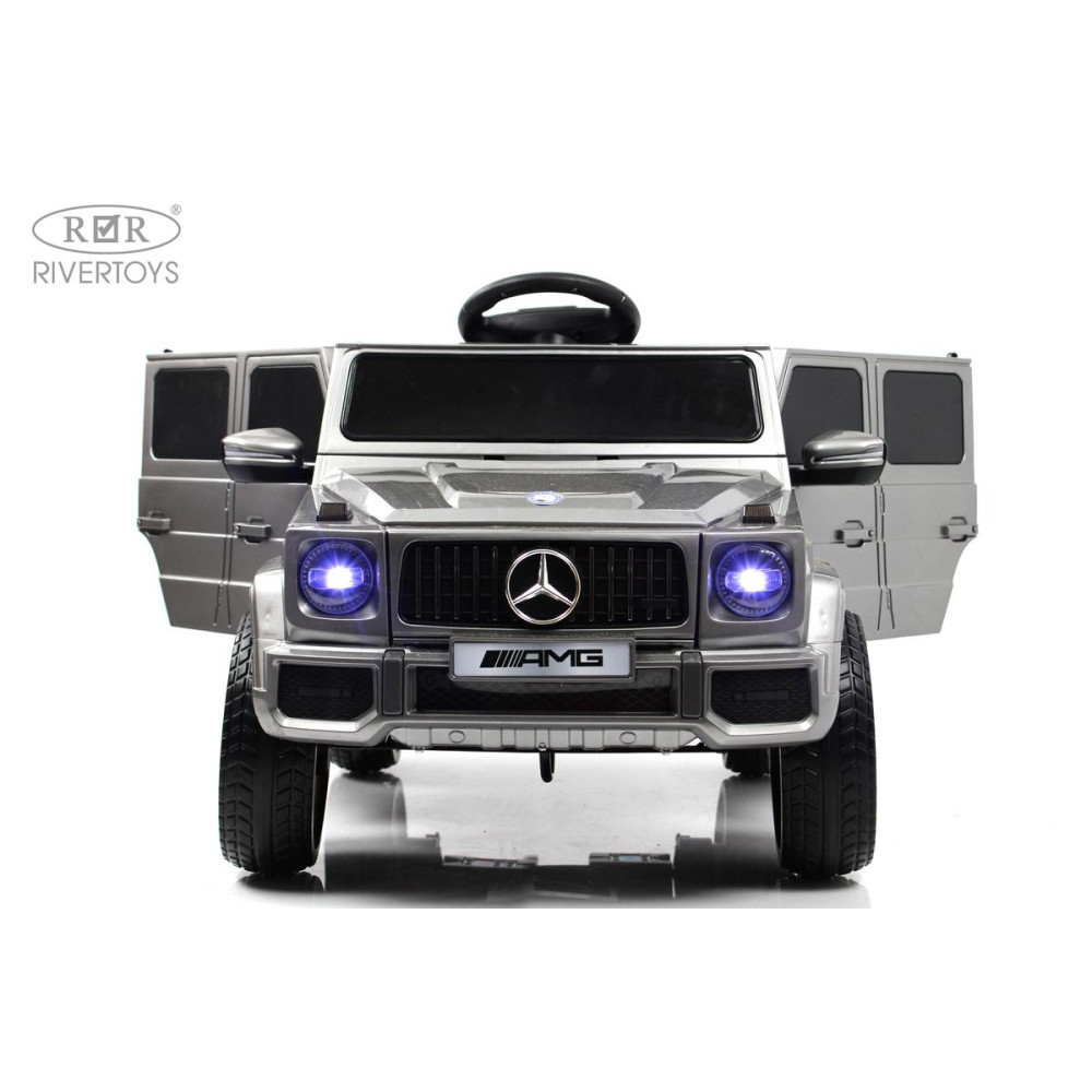 Детский электромобиль Mercedes-AMG G63 (G222GG) серый глянец