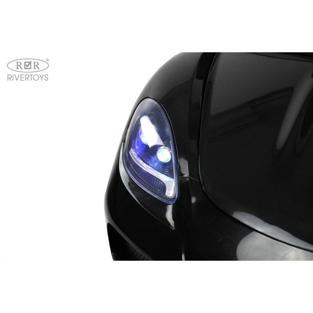 Детский электромобиль T911TT черный Porshe Cayman