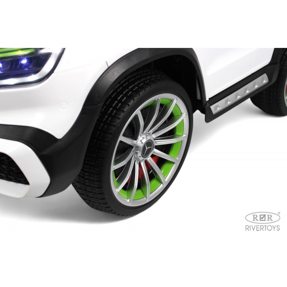 Детский электромобиль Mercedes М007БХ белый, мотор 250Вт