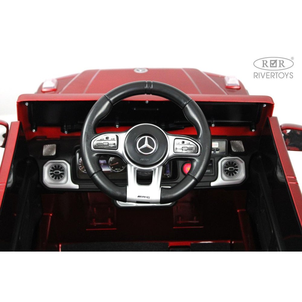 Детская машина Гелендваген Mercedes-Benz G63 (O111OO) красный глянец