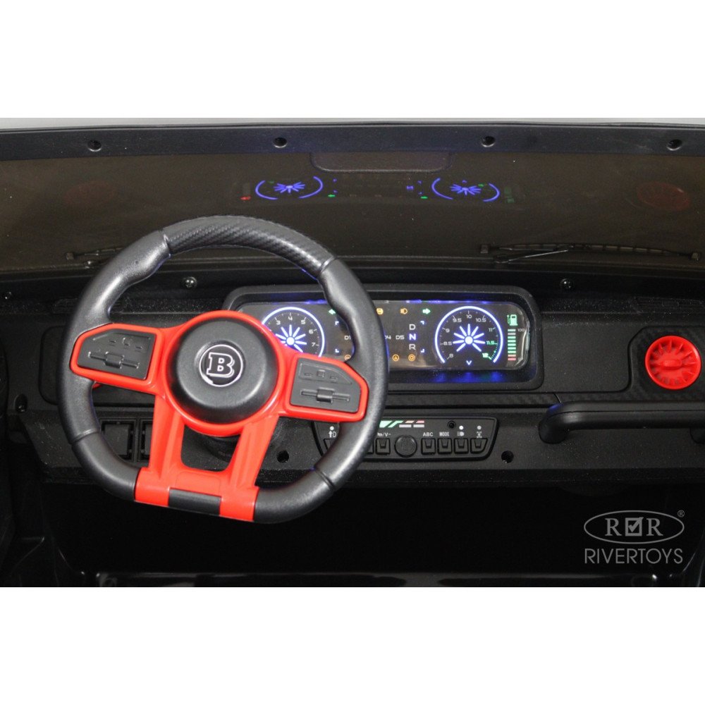 Двухместный электромобиль Mercedes-Benz Brabus Z888ZZ черный