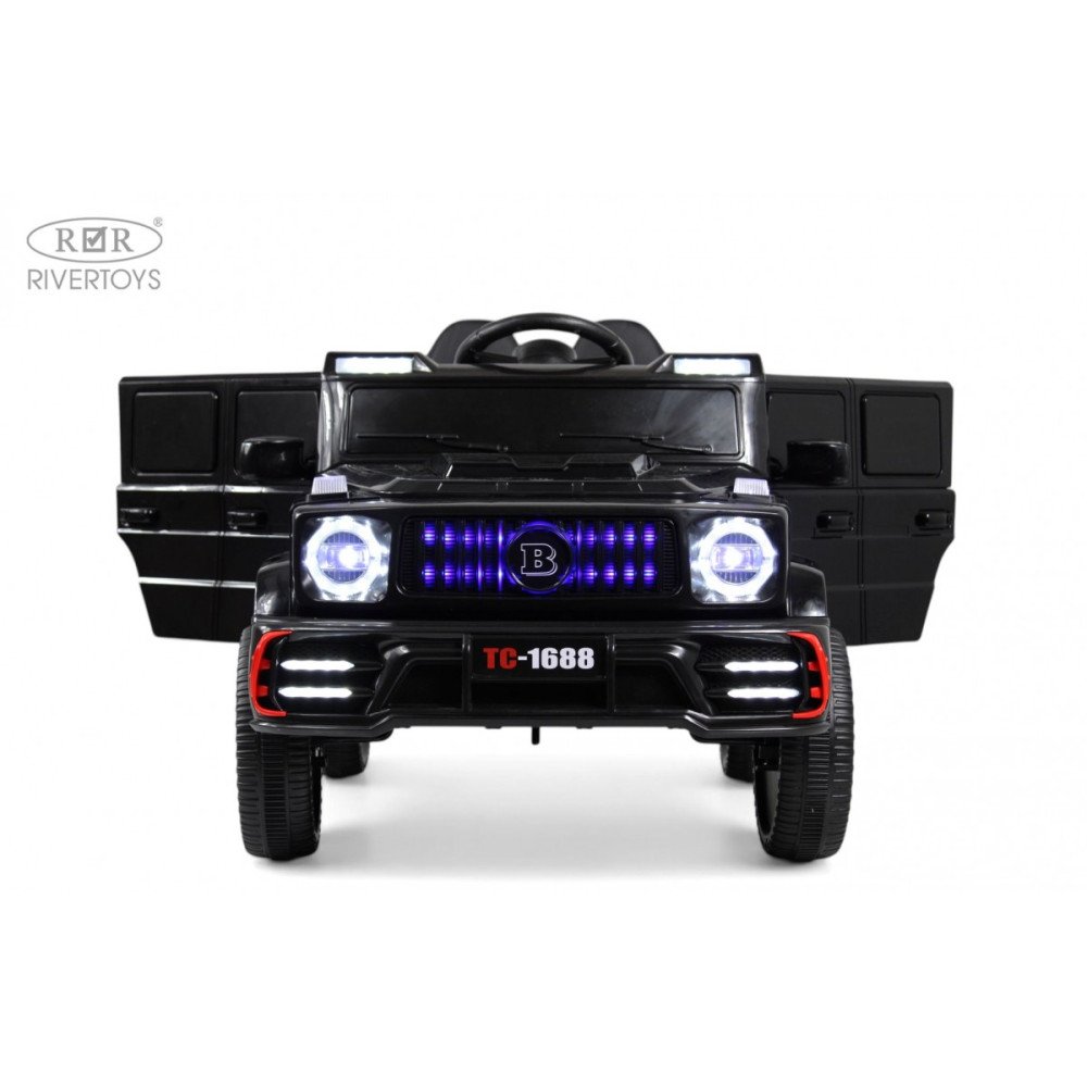 Детский электромобиль Z111VO черный (RiverToys)