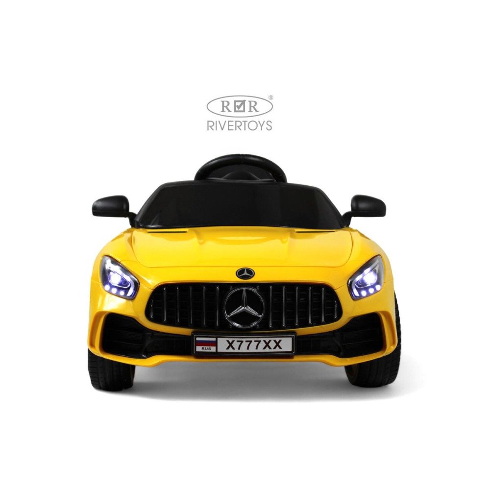 Детская машина Mercedes-Benz AMG GT X777XX желтый