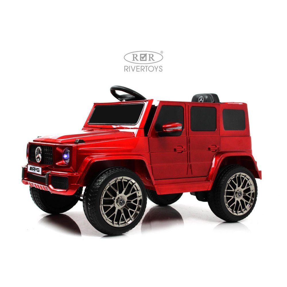 Электромобиль Mercedes-AMG G63 (G222GG) с пультом, красный глянец