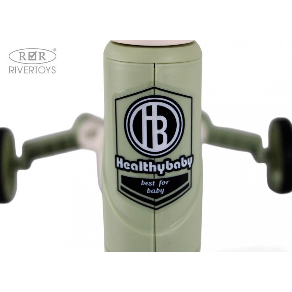 Велосипед-беговел HB-318 зеленый, детский