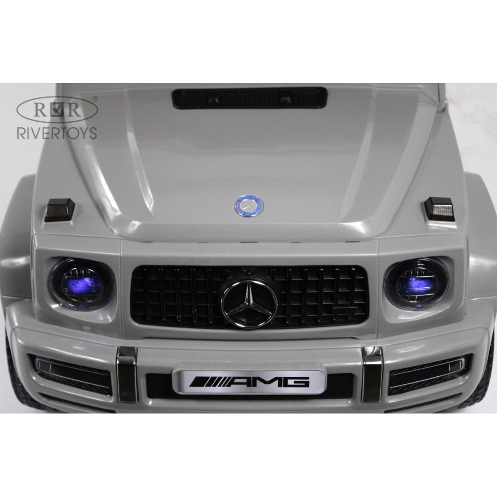 Детский электромобиль Mercedes-AMG G63 4WD (G333GG) серый