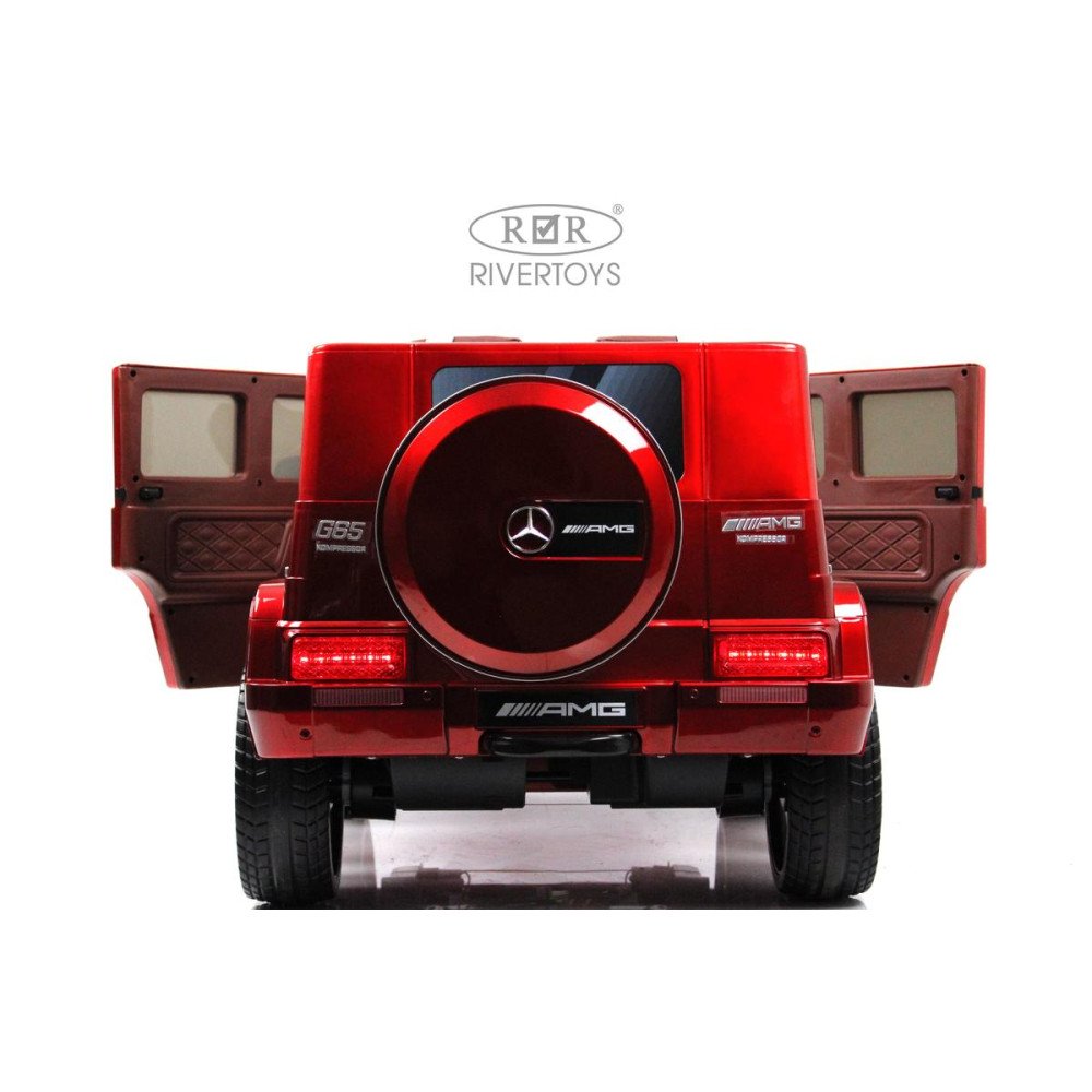 Электромобиль Гелендваген Mercedes-Benz G65 (E111EE) красный глянец