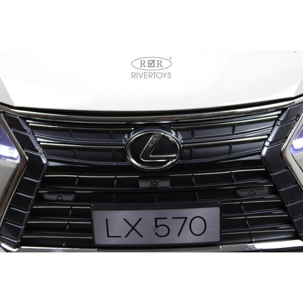 Детский электромобиль джип Lexus LX570 (Y555YY) белый