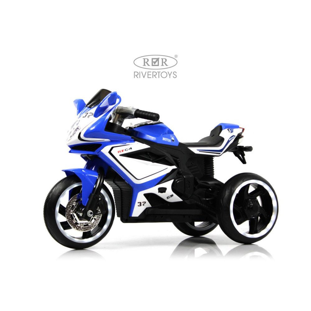 Детский трицикл K222AM синий