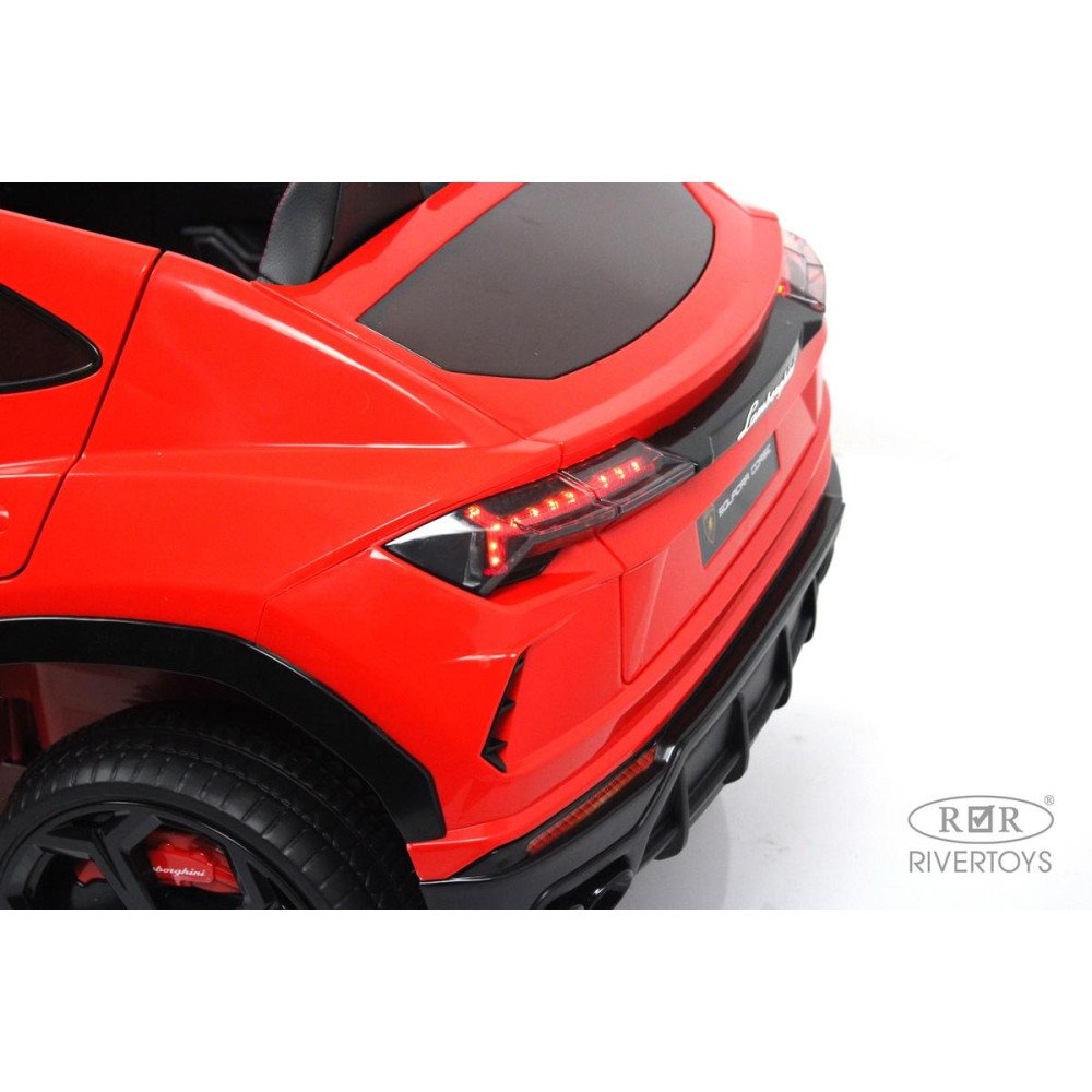 Детскиая машина Lamborghini Urus (E777EE) красная с пультом