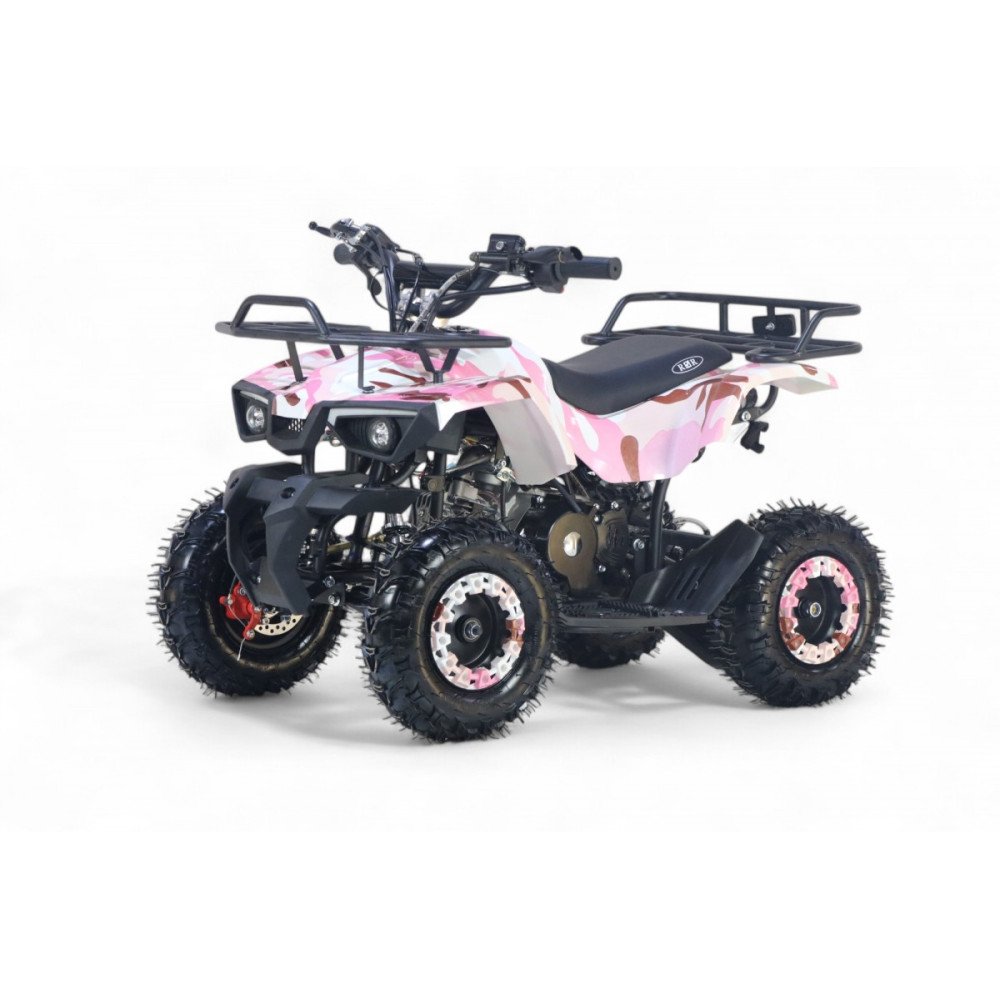 Детский бензиновый квадроцикл TIGER розовый камуфляж