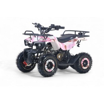 Детский бензиновый квадроцикл TIGER розовый камуфляж