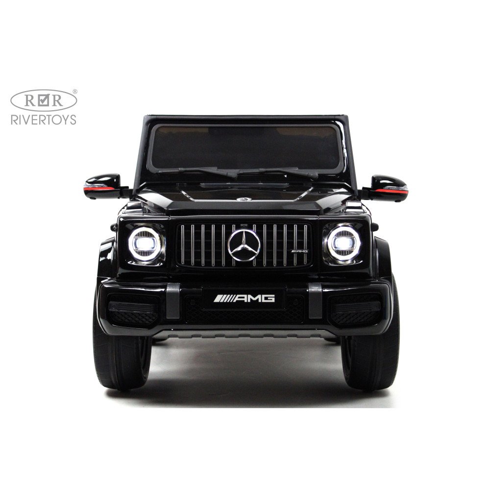 Электромобиль джип Mercedes-Benz G63 (K999KK) черный глянец