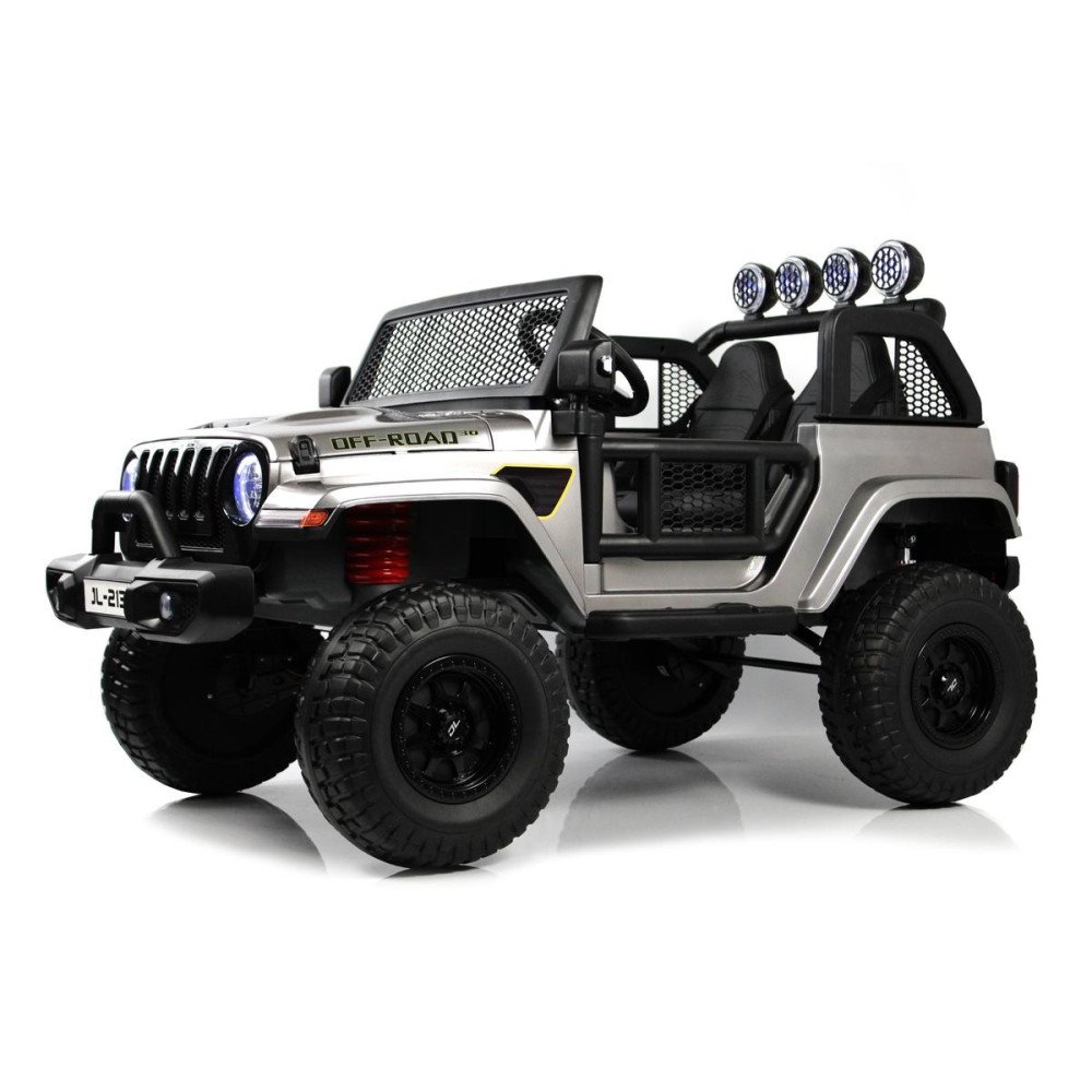 Полноприводный детский Jeep Wrangler P999BP серый глянец