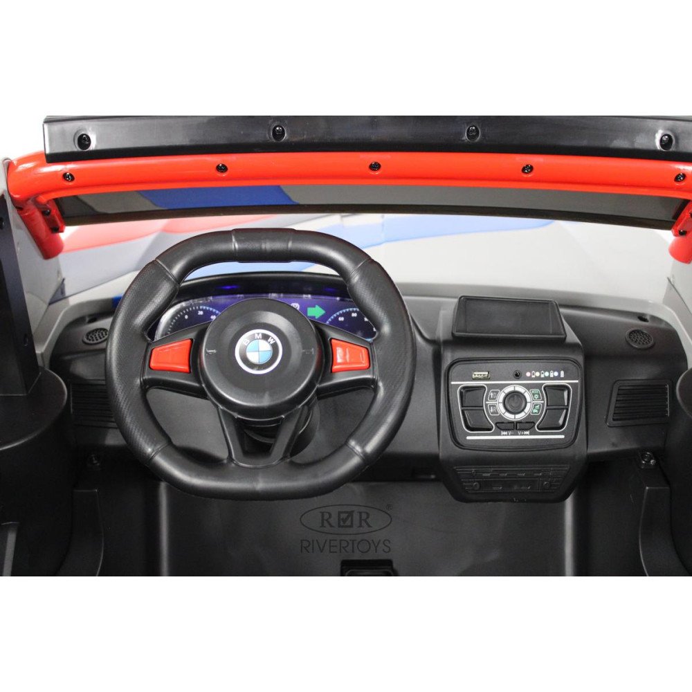 Полноприводный электромобиль BMW K007AM серый