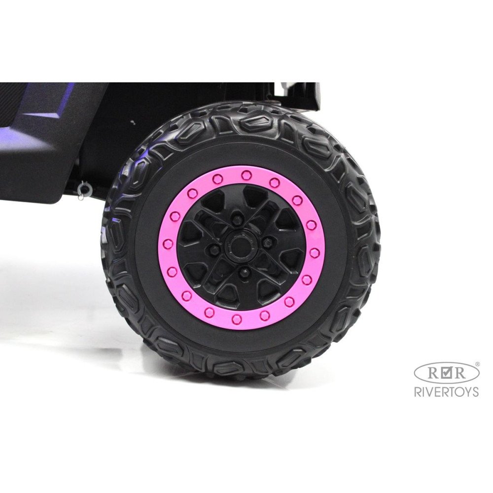 Детский электромобиль T777TT 4WD розовый камуфляж