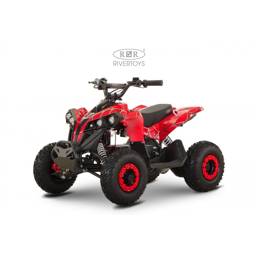 Мощный электроквадроцикл MARK красный Spider