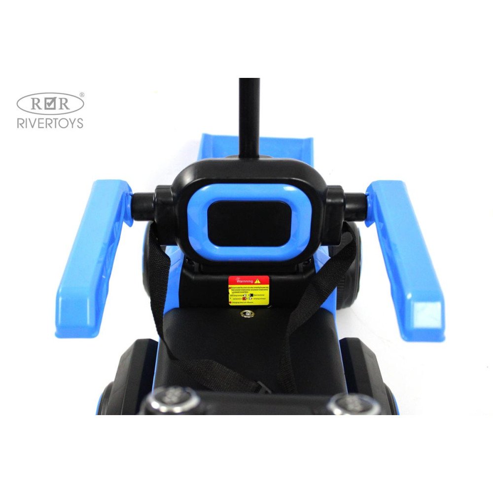 Детский электромобиль экскаватор K009AM синий