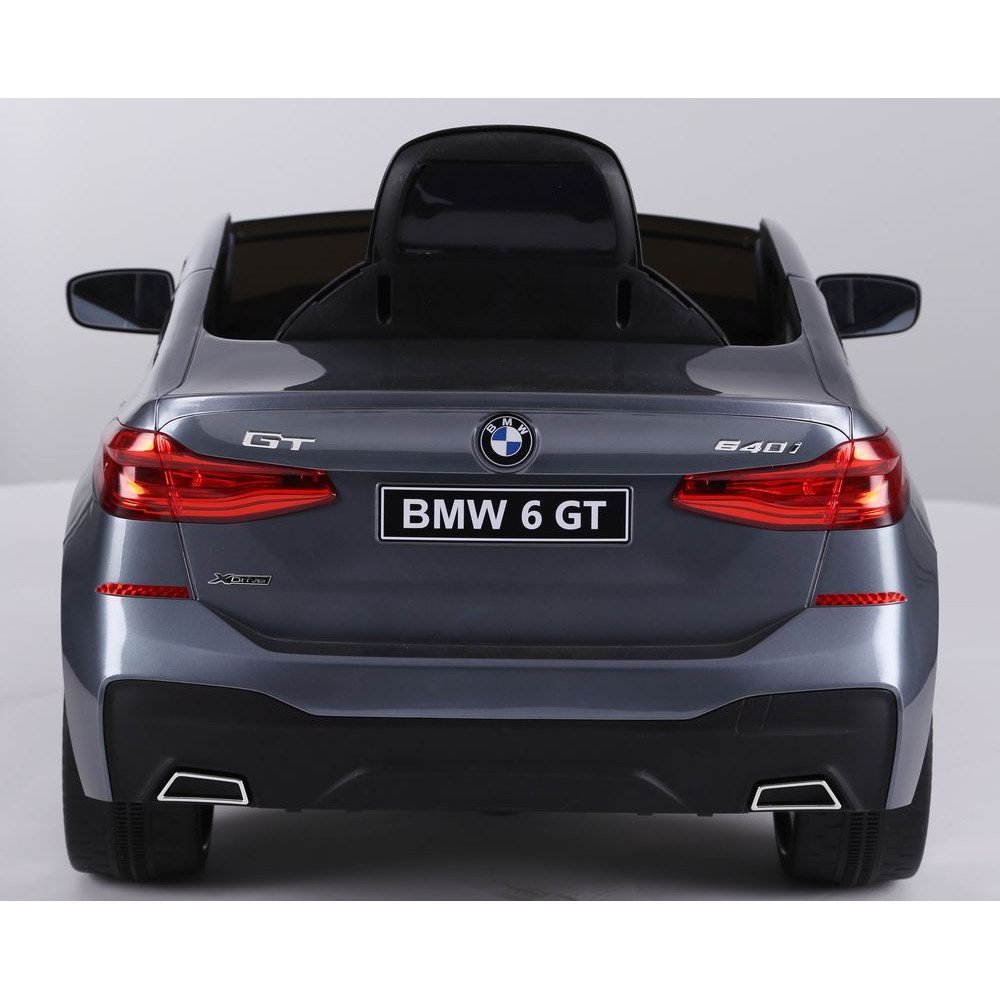 Электромобиль BMW6 GT (JJ2164) серый глянец на резиновых колесах