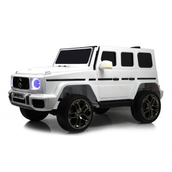 Электромобиль Mercedes-AMG G63 (G111GG) 24V белый, полный привод