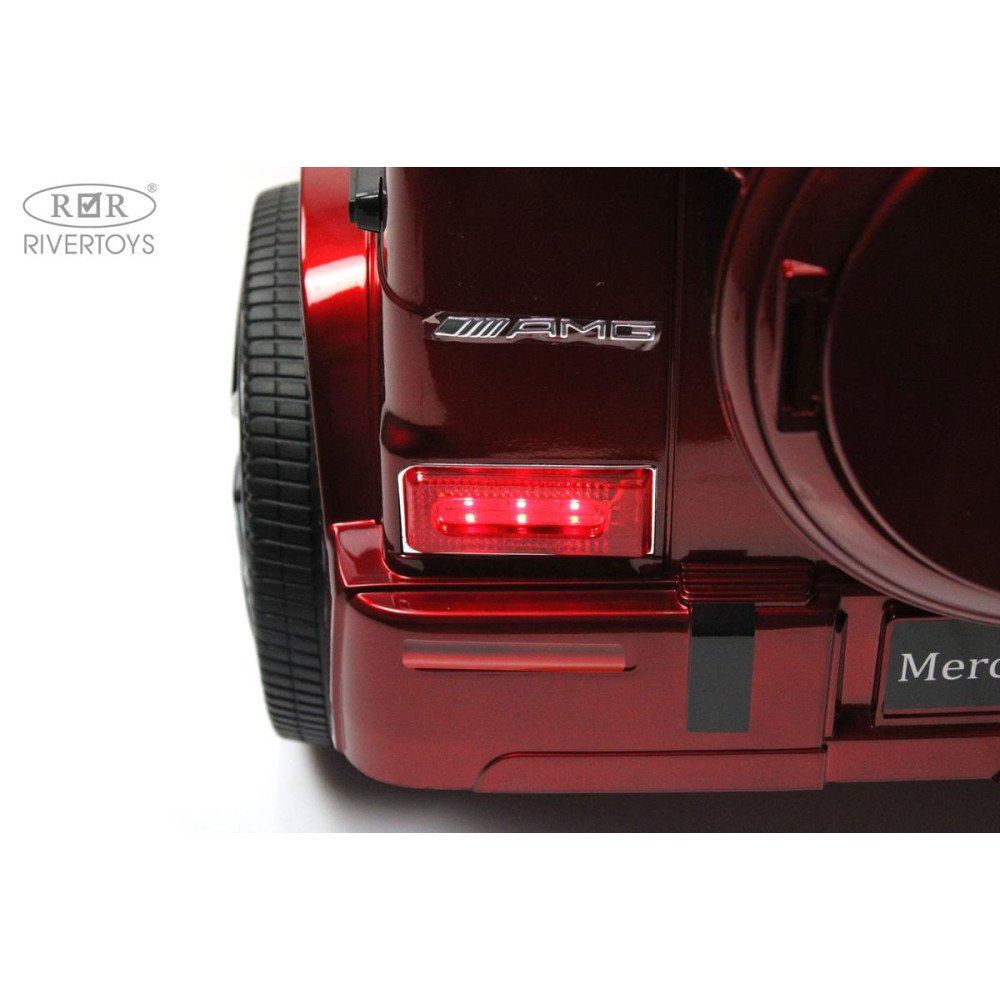 Детская машина Гелендваген Mercedes-Benz G63 (O111OO) красный глянец